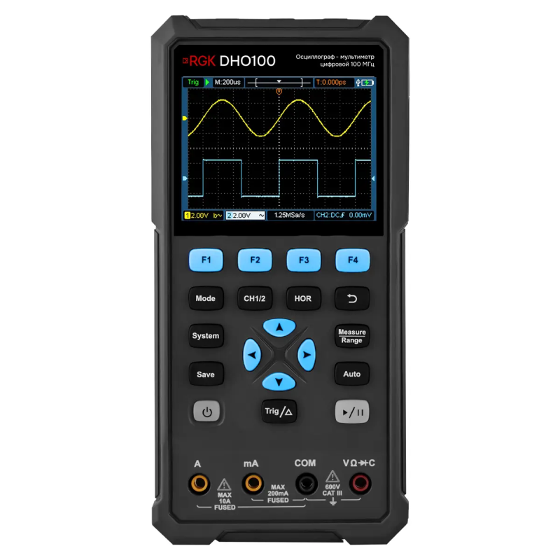 Осциллограф-мультиметр RGK DHO100
