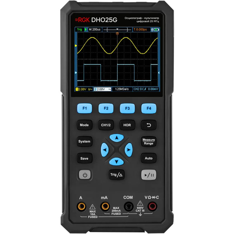 Осциллограф-мультиметр RGK DHO25G