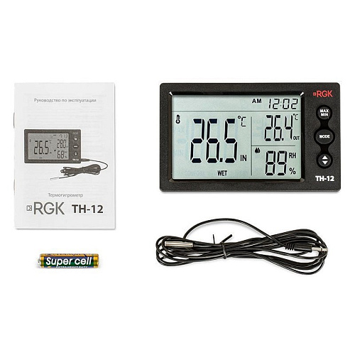 Термогигрометр RGK TH-12