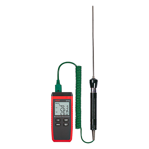 Термометр RGK CT-12 с погружными зондами температуры TR-10W с поверкой