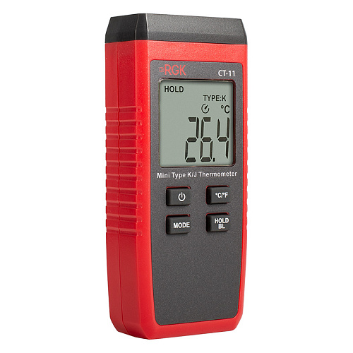 Термометр RGK CT-11 с погружным зондом температуры TR-10W с поверкой