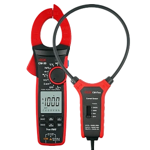 Клещи токоизмерительные RGK CM-30 с поверкой + Токовый датчик CM-Flex